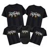 2025 Family Disney Trip Shirts Cotton Mickey Minnie Mouse Print Matching Dad Mom Kids Tees Tops Baby Rompers Family Look Outfits 1