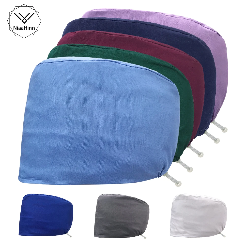 

Women's Hat High Quality Medical Surgical Cap Mens Scrub Nurse Accessories Beauty Salon Healthcare Pharmacy Laboratory Scrub Hat