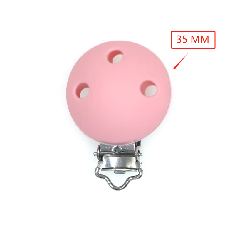 Silicone Round Clips Set - Pack of 5 for DIY Crafts and Jewelry Making