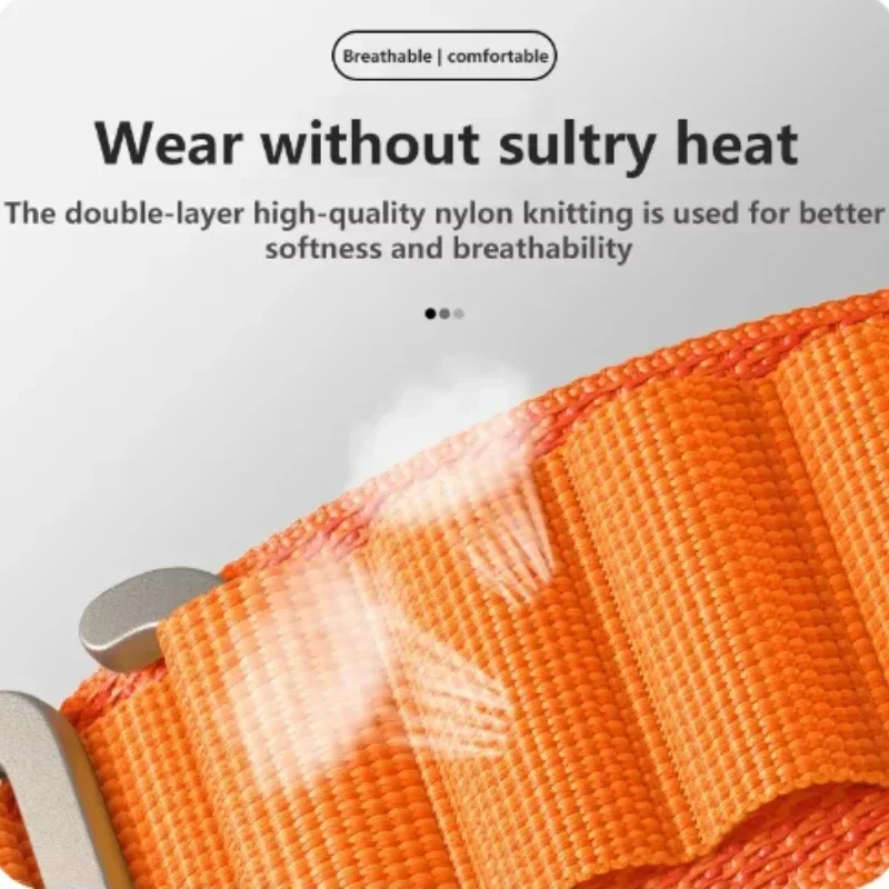 Alpine Nylon Loop Band - Sport Breathable Wristband, 20mm/22mm