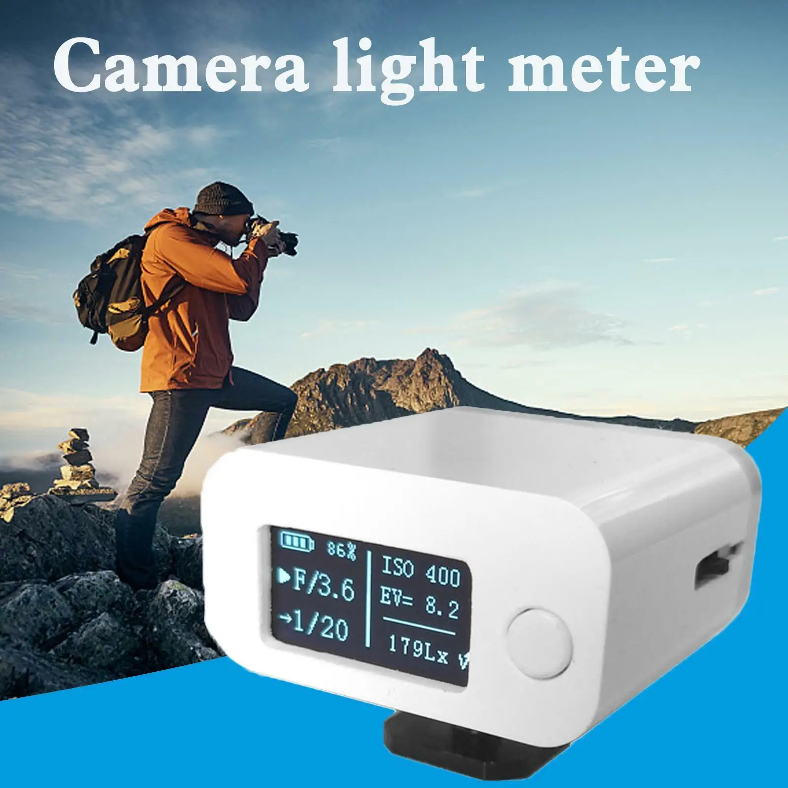 Description Picture 4 of itemSet-top Reflection Light Meter Film Photography Cold Shoe Fixing Cameras Photograph Camera With Charger