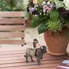 Cowboy Riding Bull Figurine Simulated Wild Spanish Bullfighter Cattle Model Rodeoes Collection Playset Preschool Science 4