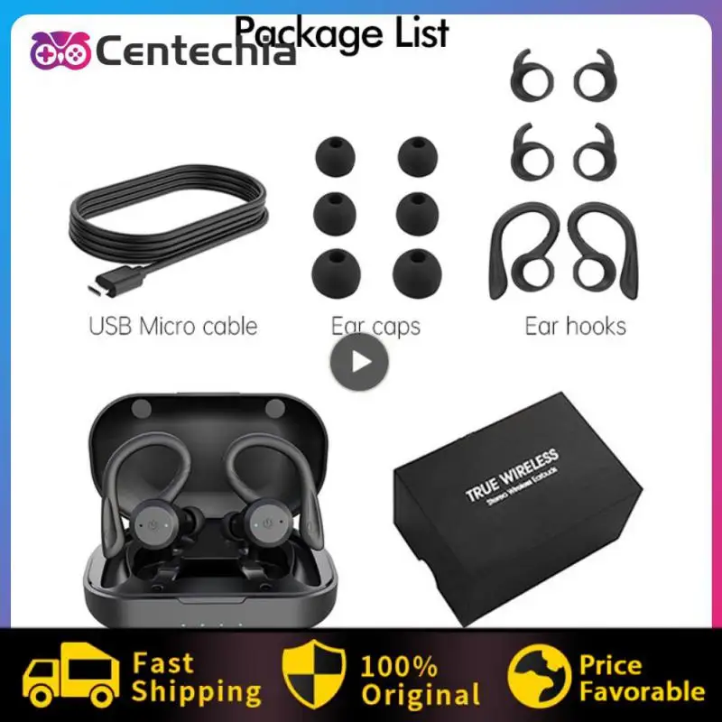 

Hours Play time Swimming Waterproof Earphone Dual Wear Style Sport Wireless Headset TWS Ipx7 Earbuds Stereo