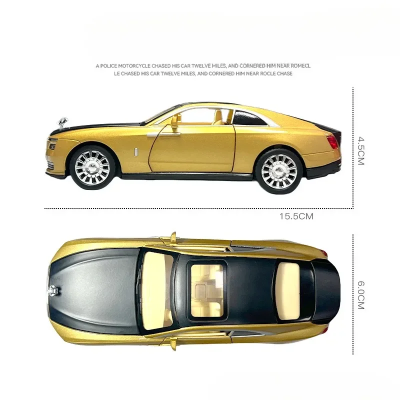 1:32 Rolls Royce Spectre Simualtion Alloy Car Model Casting Metal - Picture 14 of 63