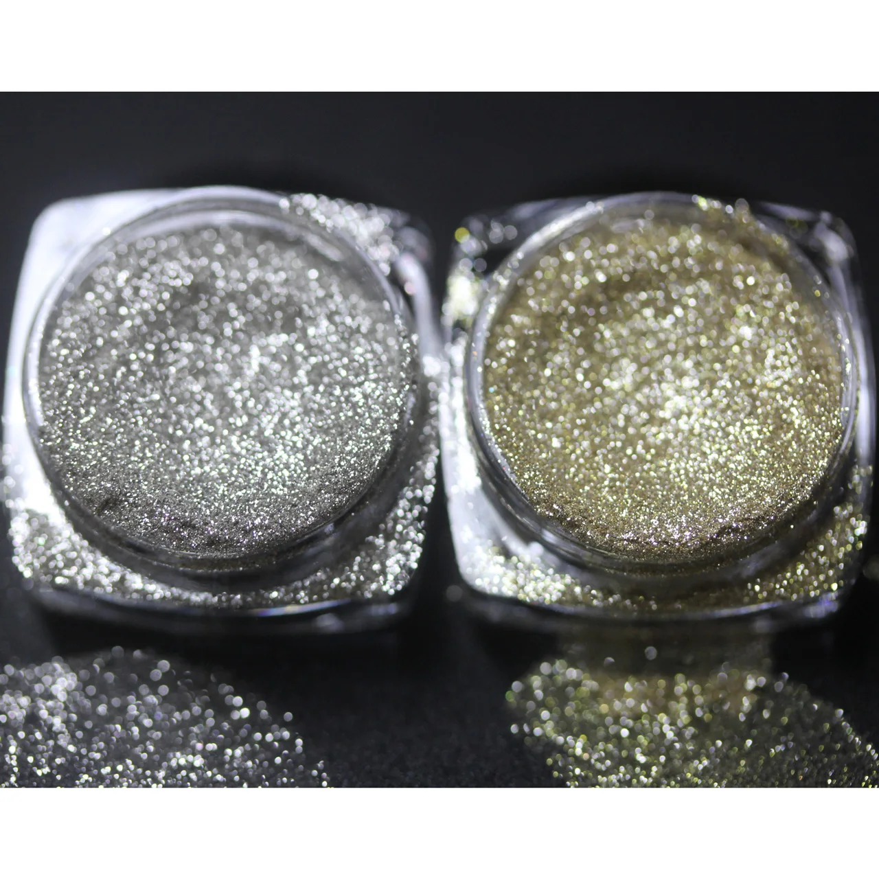 Ray Shine Silver Gold Coated Series Pearlescent Pigment For Nail Polish Art Eyeshadow Makeup Reflective Glitter Paint