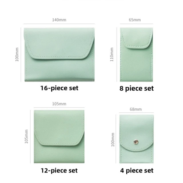 Kit per toelettatura unghie premium da 16 pezzi per la casa Set per pedicure con tagliaunghie in acciaio inossidabile e custodia da viaggio inclusa Set per manicure 5