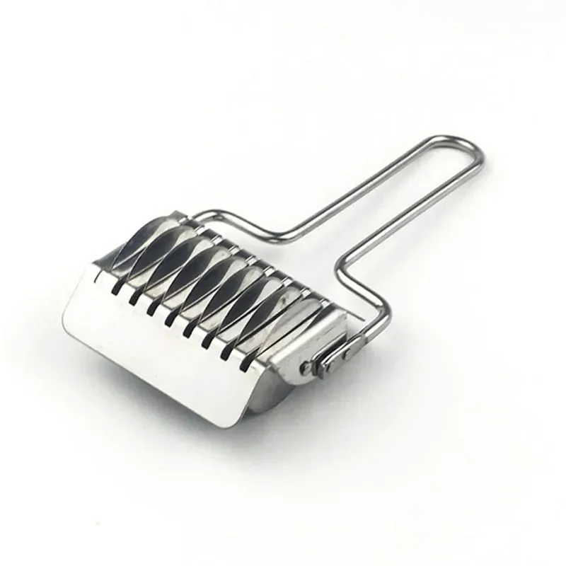 Manual Stainless Steel Noodle Shallot Garlic Cut Roller Cutter Kitchen Practical Helper Tool Dough Cutting Maker