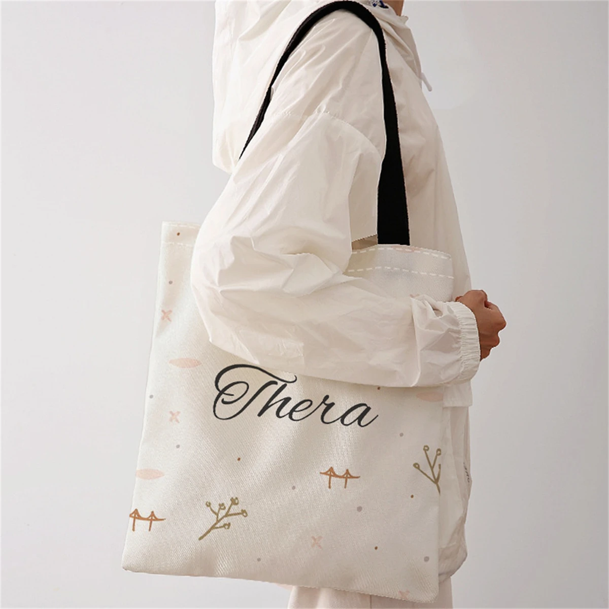 New women's tote bag, customized photo shopping bag, can be customized according to your unique design
