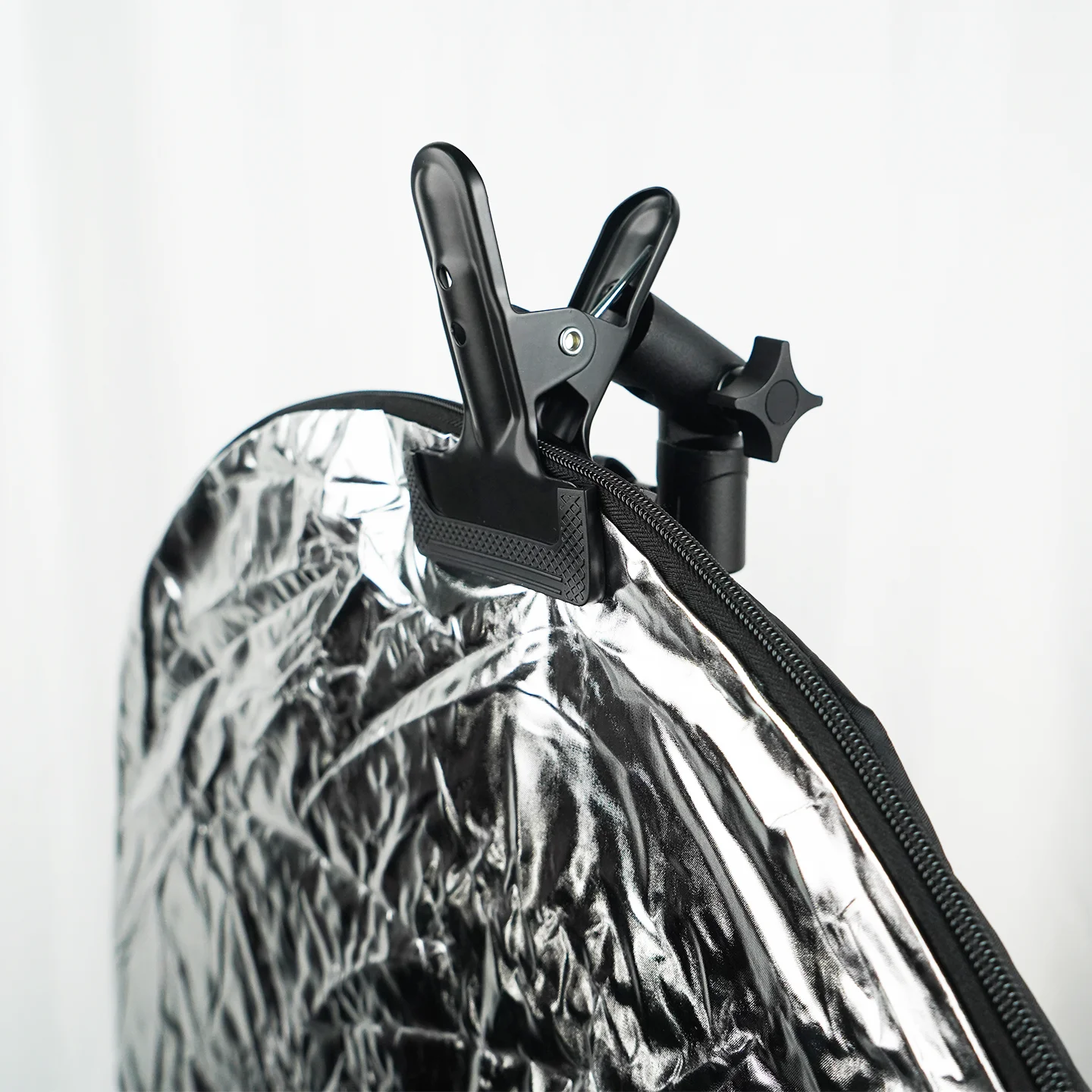 반사경 홀더 클램프 1/4 3/8 나사 회전 어댑터 라이트 스탠드 반사경 클립 사진 스튜디오 다중 각도 조정