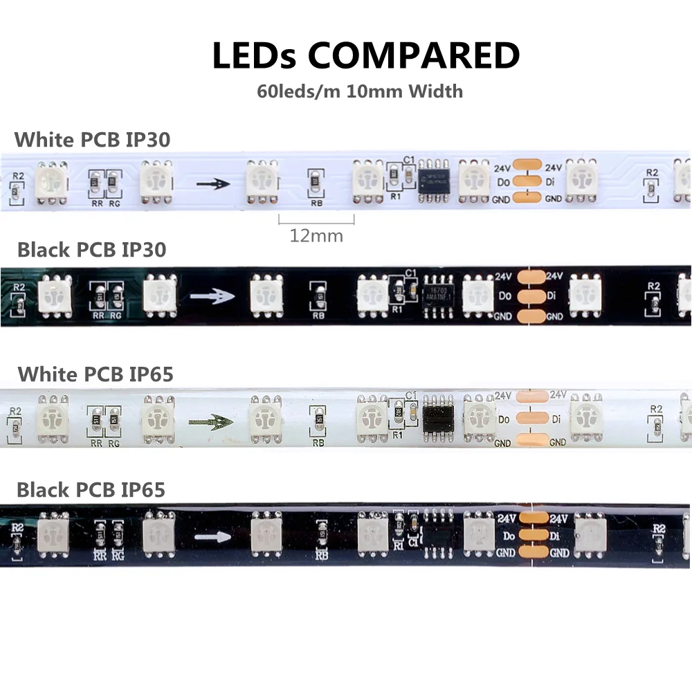 Ruban LED Couleur (RGB) - Digital - 24V