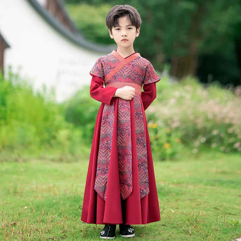 Модернизированное длинное платье Hanbok для косплея в китайском стиле, оригинальный костюм Тан в народном стиле, Сказочная одежда для выступлений, старинный костюм феи xinhuaease hanfu женские платья кардиган в китайском стиле традиционный костюм для косплея одежда для девушек старинный женский фиолетовый