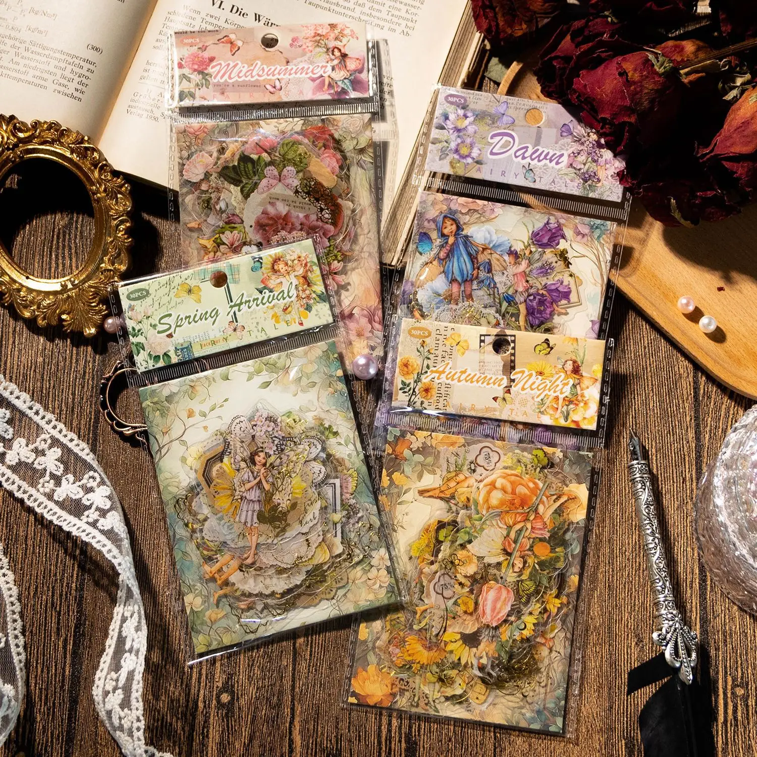 

30pcs Kawaii Stationery StickersElvish Diary Planner Decorative Mobile Stickers Scrapbooking DIY