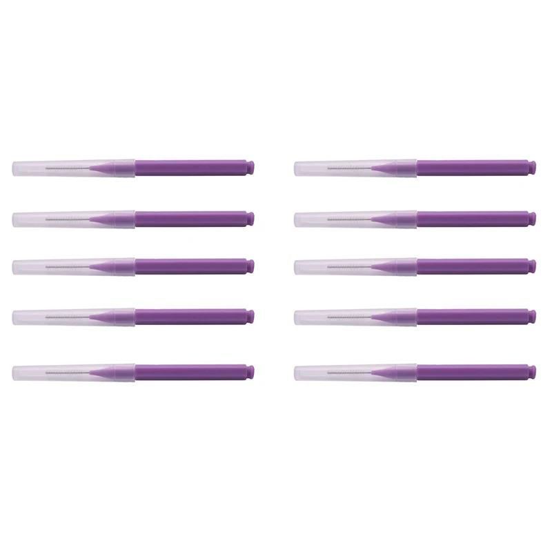 

80Pcs Tooth Floss Oral Hygiene Floss Soft Interdental Brush Toothpick Healthy For Teeth Cleaning Oral Care Purple