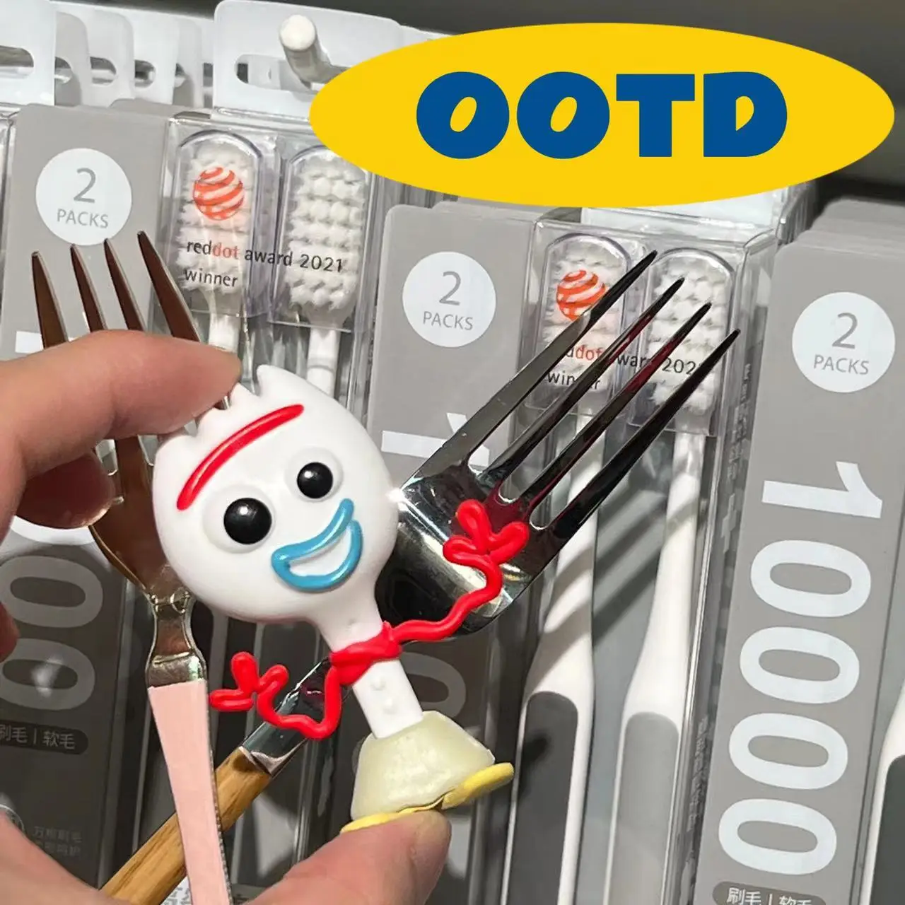 Disney Toy Story Forky Woody Buzz Action Figures Collezione 7Cm Regali Per Bambini