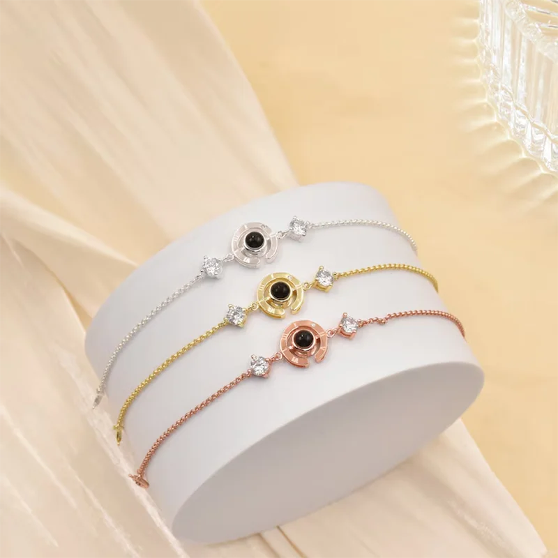 DHQH New Wholesale Customized Photo Projection Bracelet