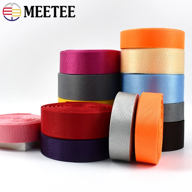 Versatile Nylon Webbing Strap - Decorative Ribbon for Crafting and Accessories