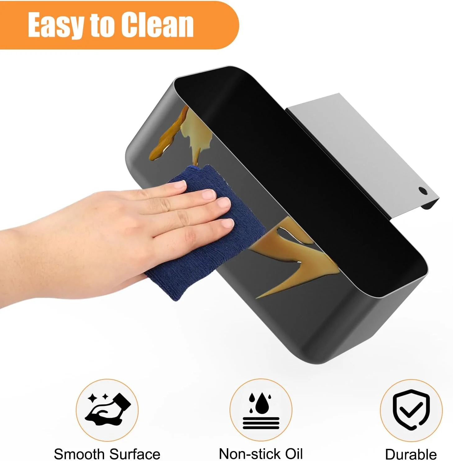 Grease Cup/Drip Catcher Pan for Blackstone Stove Griddles Replacement Part Washable Grease Cup Tray Cooking Tool