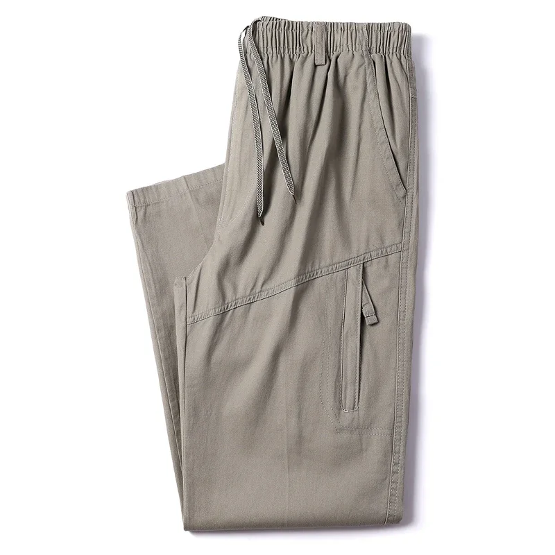 Men's Workwear Casual Cotton Pants Fashionable and Comfortable Pants - 4