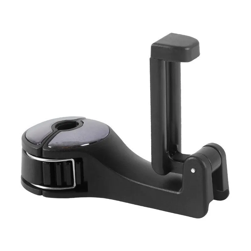 2 In 1 Car Hook Rear Headrest Hook Car Rear Phone Holder Lock Type Mobile Phone Holder phone holder