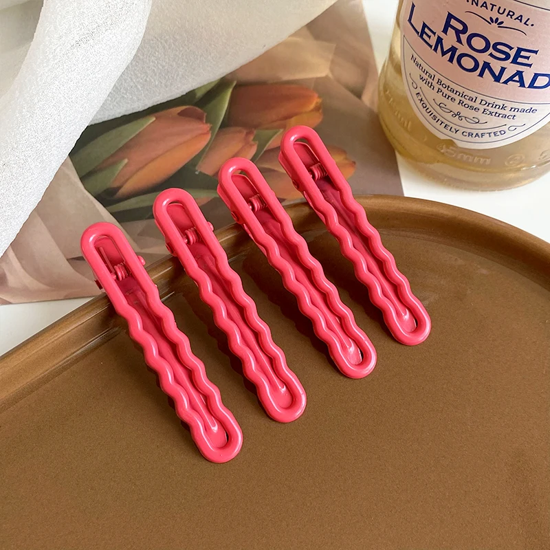 Two pairs of rose red