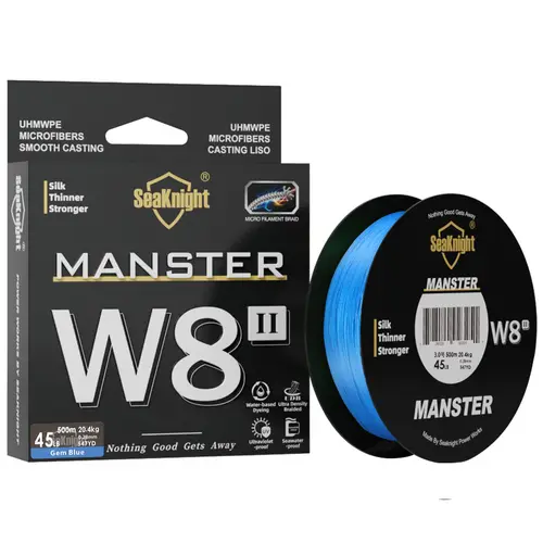 SeaKnight NEW MONSTER/MANSTER W8 II 150M 300M 500M 8 Strands Casting Braid Fishing Line 15LB-100LB Smooth Multifilament PE Line - Image 7