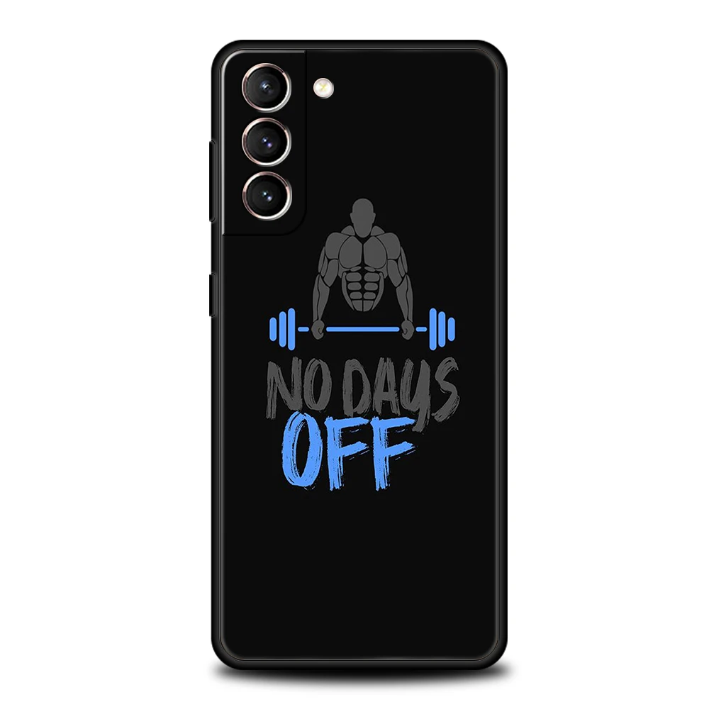 Barbell Deadlift Fitness Silicone Phone Case Cover