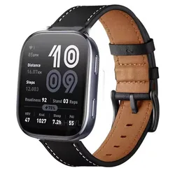 Deluxe Leather Strap with Quick Release - 22MM (1)