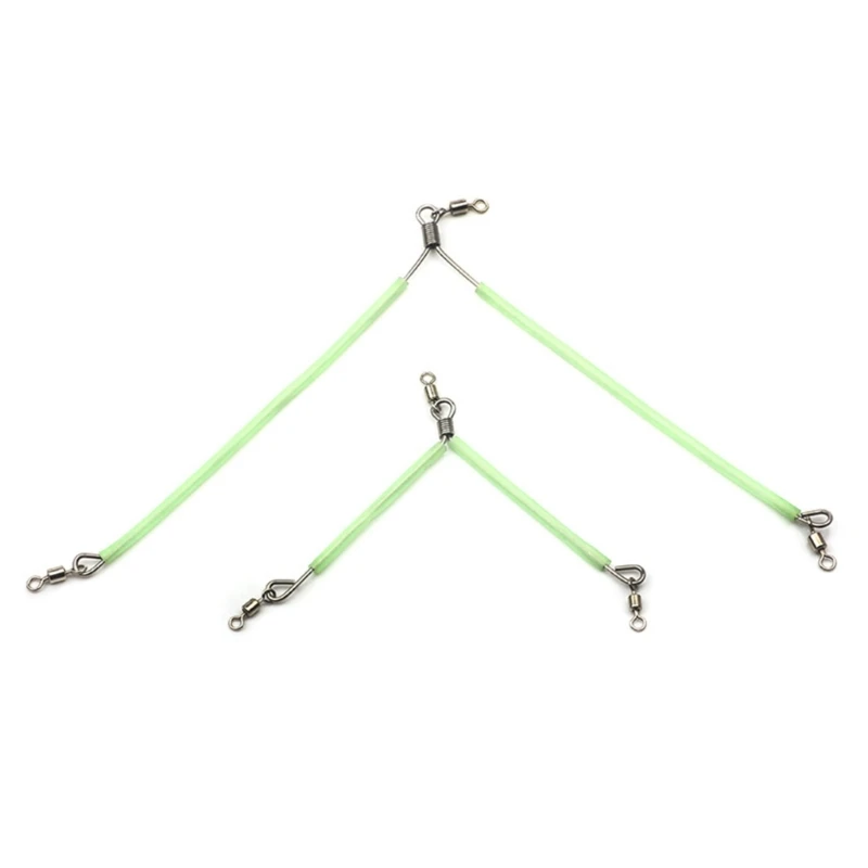 

10Pcs Fishings Connectors Luminously Tube Sea Fishings Tackle Easy to Use