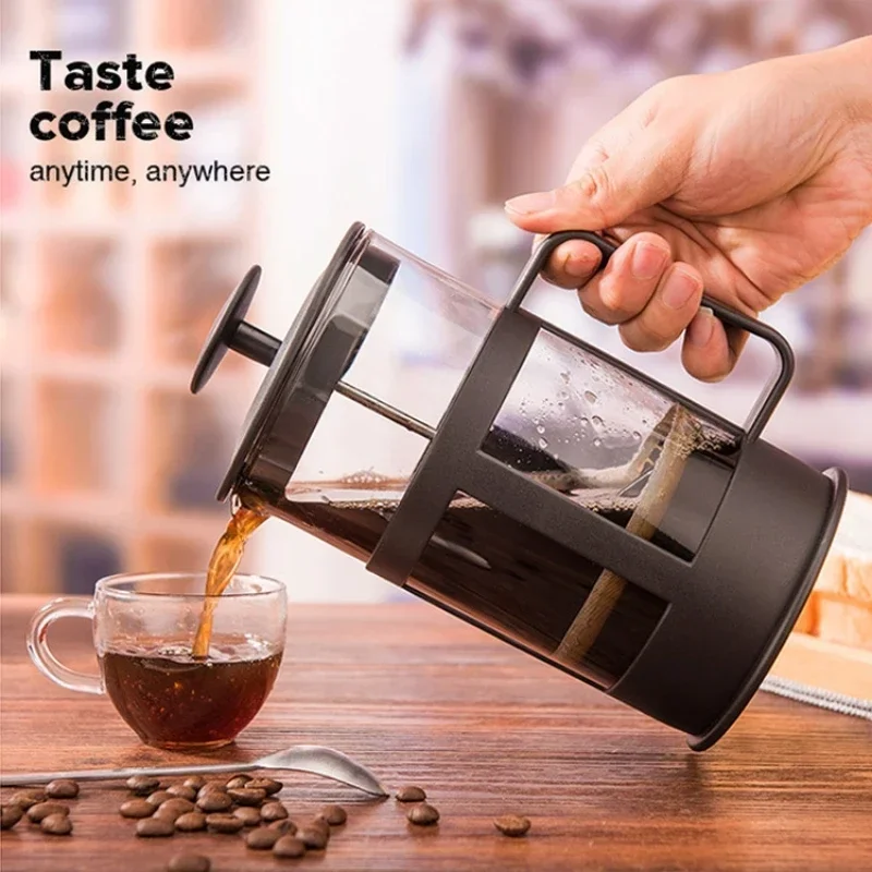 Description Picture 5 of itemBorosilicate Glass Heat Resistant French Press Coffee Maker 350ML Capacity Coffee Press Pot Serve Coffee Maker With Filtration