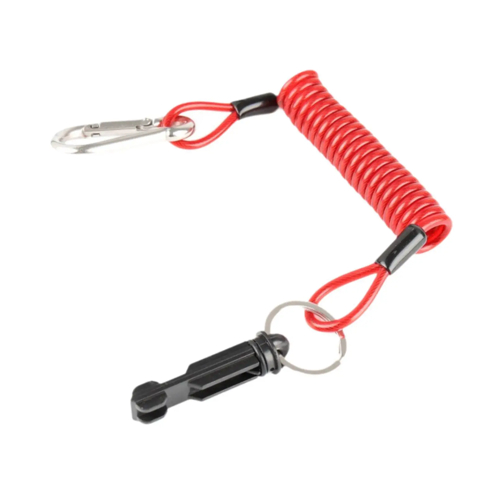 Trailer Breakaway Switch,Electric Brake Switch Trailer Brake Control System Sturdy Metal Breakaway Coiled Cable