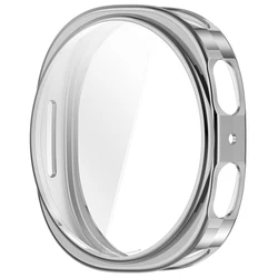 TPU Protective Skin Full Cover Case for Smartwatch - Soft Shell Guard & Screen Protection (Silver)