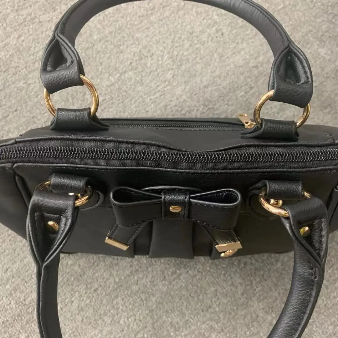 JIAERDI Lolita Jk White Handbag Women Japanese Bow Leather Large Capacity Tote Bag Ladies Retro Sweet shoulder Crossbody Bags