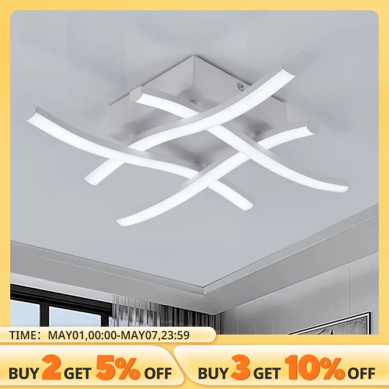 24W Modern Led Ceiling Lights Led Chandelier Ceiling Lighting AC90-260V Ceiling Lamp For Room Living Room Decoration