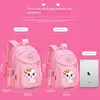 Cute Pink School Backpack For Girl Student Teenagers School Bag Set Children Backpack With Pencil case 6