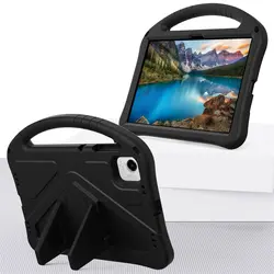 Durable EVA Foam Kids Safe Tablet Stand Case with Handle and Shockproof Protection for Honor Pad X9A (Black)