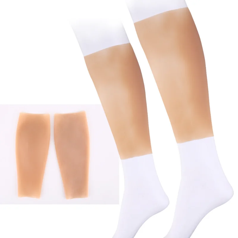 A Pair of Realistic Silicone Beautiful Legs Arm Sleeves Leg Enhancement Covering Limbs Scars Posture Correction Pad Enhancer