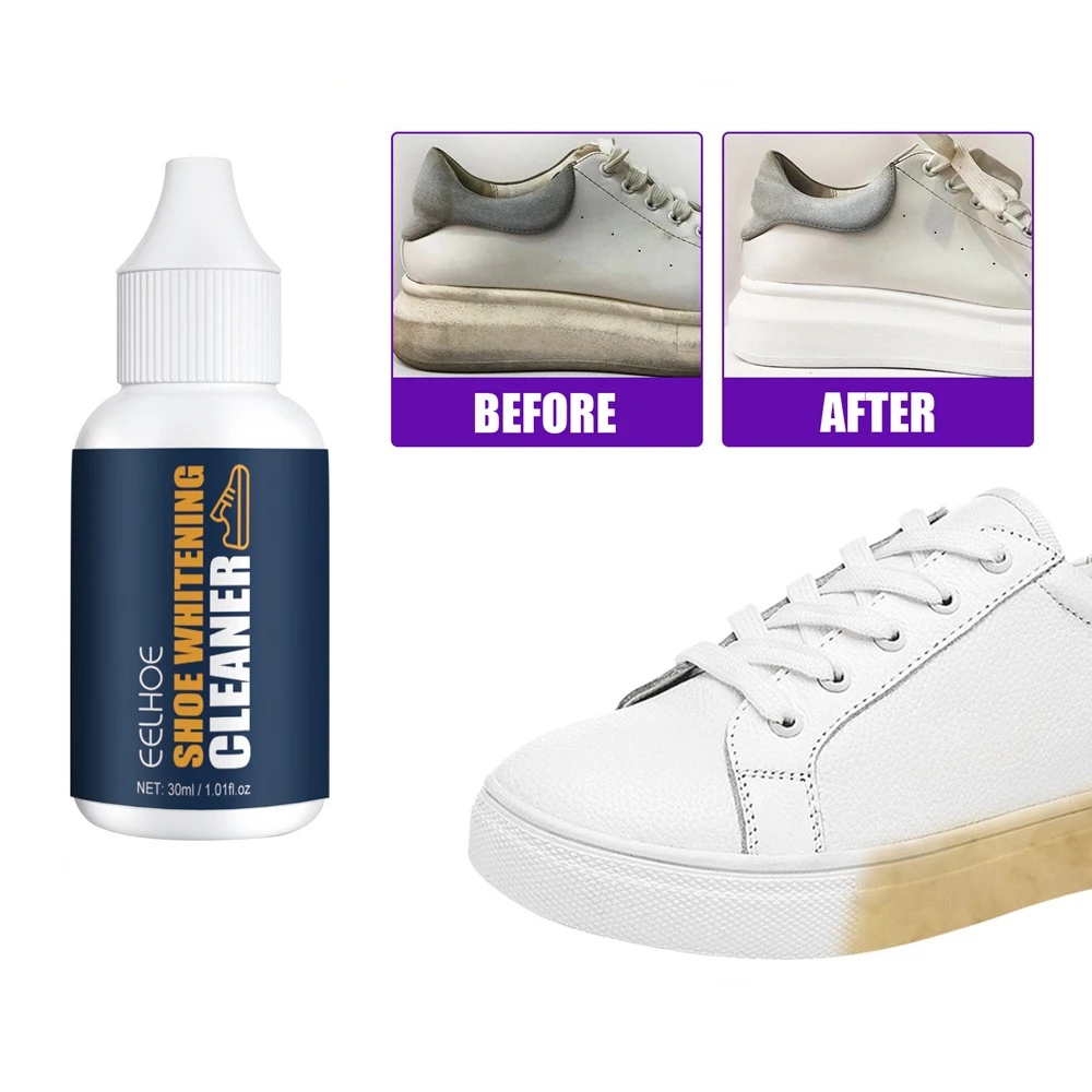 30ml White Shoes Cleaning Gel Clean Shoe Stain Whitening Cleansing