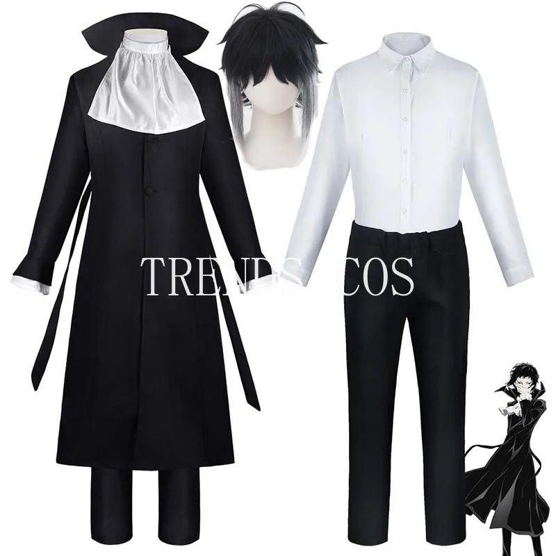 

Ryunosuke Akutagawa Cosplay Costume Ryunosuke Akutagawa Outfits for Anime Comic Con Akutagawa Full Set Role Play