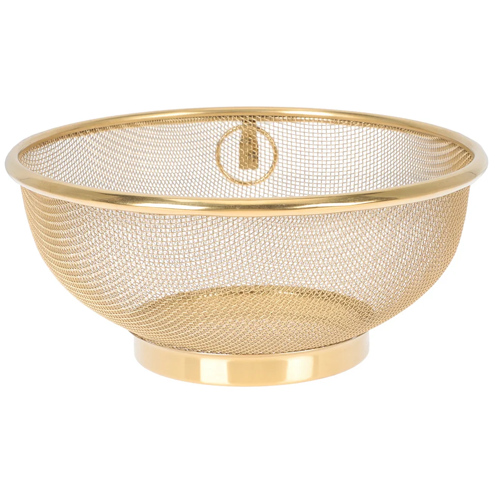 

Soy Milk Filter Metal Colander Rice Strainer Stainless Steel Fine Mesh Strainers