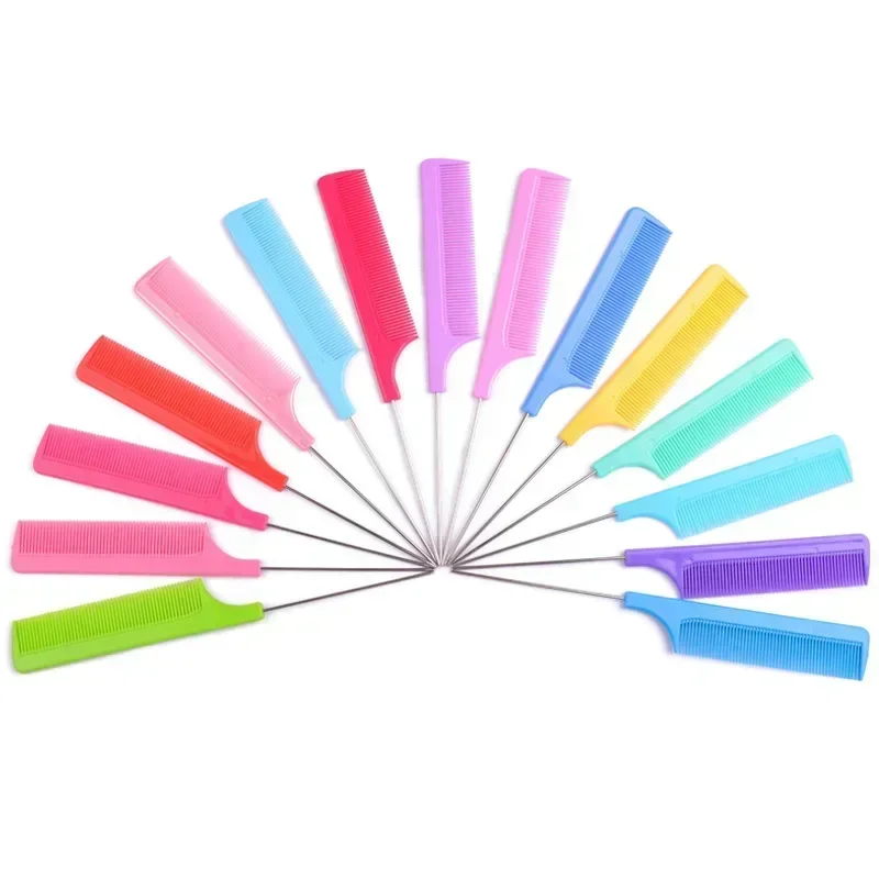 Mother-kids Hair Brush Baby Mini Anti-screw Antiklit Detangling Professional Hair Tail Comb Cut Styling Stainless Steel hair comb curly hair brush hair styling tools hair brush comb hair comb set