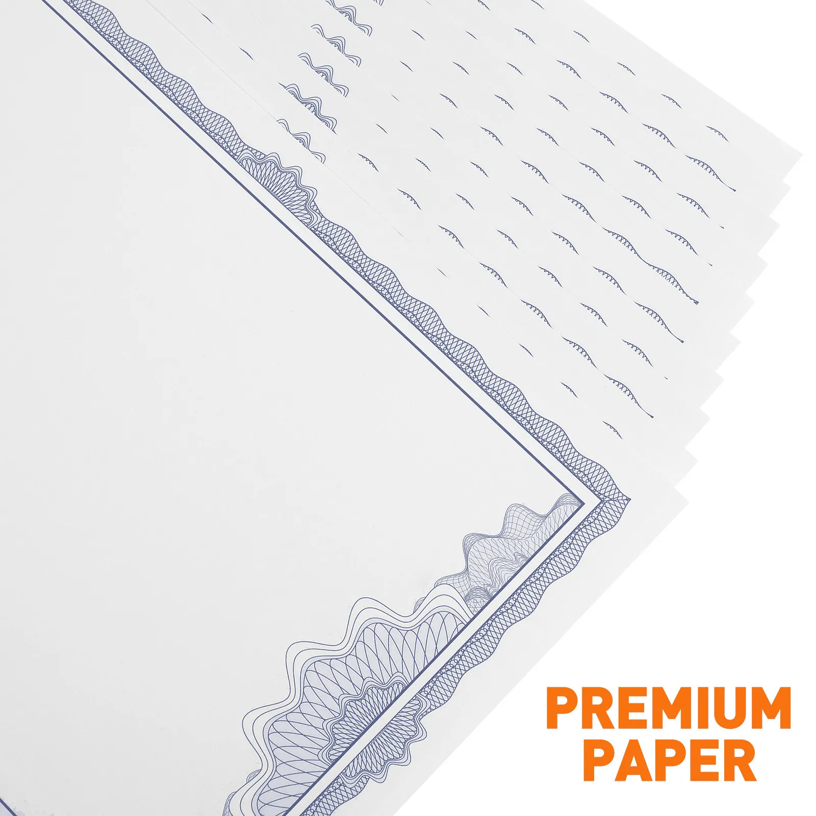 10Pcs 인증서 용지 쓰기 가능 인쇄 가능 빈 인증서 사무실 학업상 디플로마 사용을 위한 내부 A4 시트