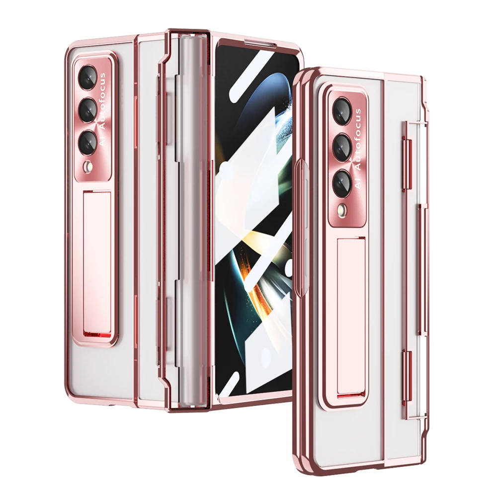 Armor Phantom HD Transparent Cover for Samsung Galaxy Z Fold 5 3 Fold4 Huawei Magic VS Mate X2 Full Anti shock Protective Cases