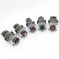 P20K6Q connector P20J2Q cable plug socket 2/3/4/5/7 Pin metal connector P20J11Q 1