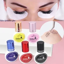 

Professional Makeup Eyelash Extension Glue Individual False Lashes Black Adhesive Kit for Professional Use 0.3-2 Sec Dry Time
