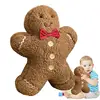 40cm Gingerbread Man Plush Pillow Cushion Gingerbread House Throw Pillow  Room Decor Plushies Children Birthday Christmas Gifts 1