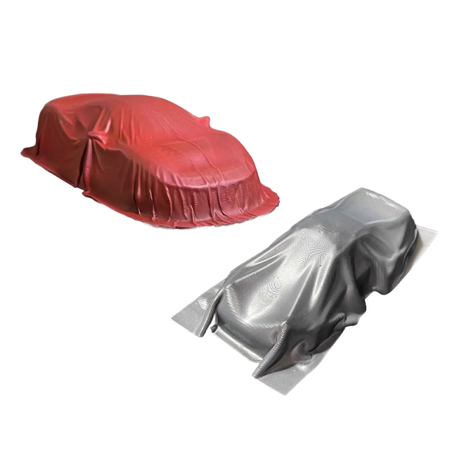 자동차 보호 커버 1:64 미니어처 조각품 차량 장난감, 차고 차량 정비 장면용