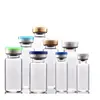 (100pcs) 2ml 5ml Vials with Rubber Stopper Flip Off Caps or Al Caps Glass Bottles 2