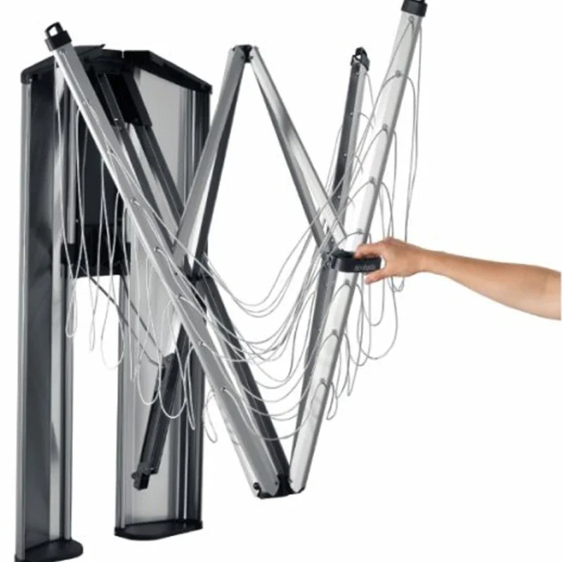 

Villa balcony retractable stainless steel clothes hanger luxury