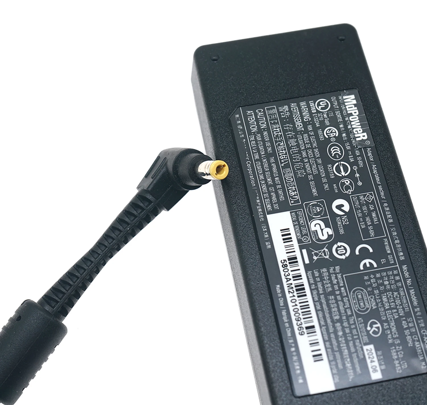 파나소닉 터프북 CF-74/19 CF-51 CF-52 CF-30 CF-31 전원 공급 장치용 15.6V 8A CF-AA5803A CF-AA1683A AC 어댑터 충전기