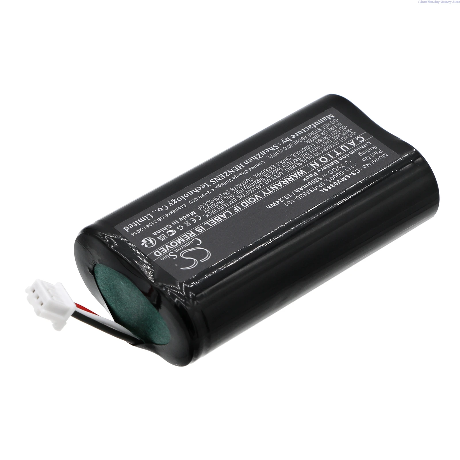 Cameron Sino 3.7V 5200mAh replacement Speaker Battery 111-00005 IP-038535-101 for Sonos Roam +TOOL